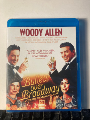 BULLETS OVER BROADWAY, BluRay, Allen, Cusack, muoveissa