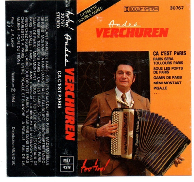 Andre Verchuren Ca C'est Paris c-kasetti