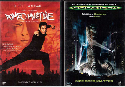 2 KPL DVD ELOKUVIA