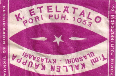 Pori, K. Etelätalo , T:mi Kallen kauppa b529