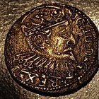 Hopearaha Sigismund II Vasa troijak 1600 v Puola lyöty Riga - pikkukuva 1