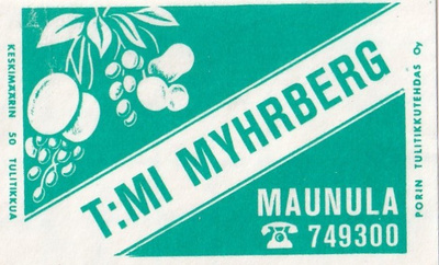 Maunula, T.mi Myhrberg b508