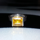 Citrine kivi Hopea sormus MEXICO 925 - pikkukuva 2