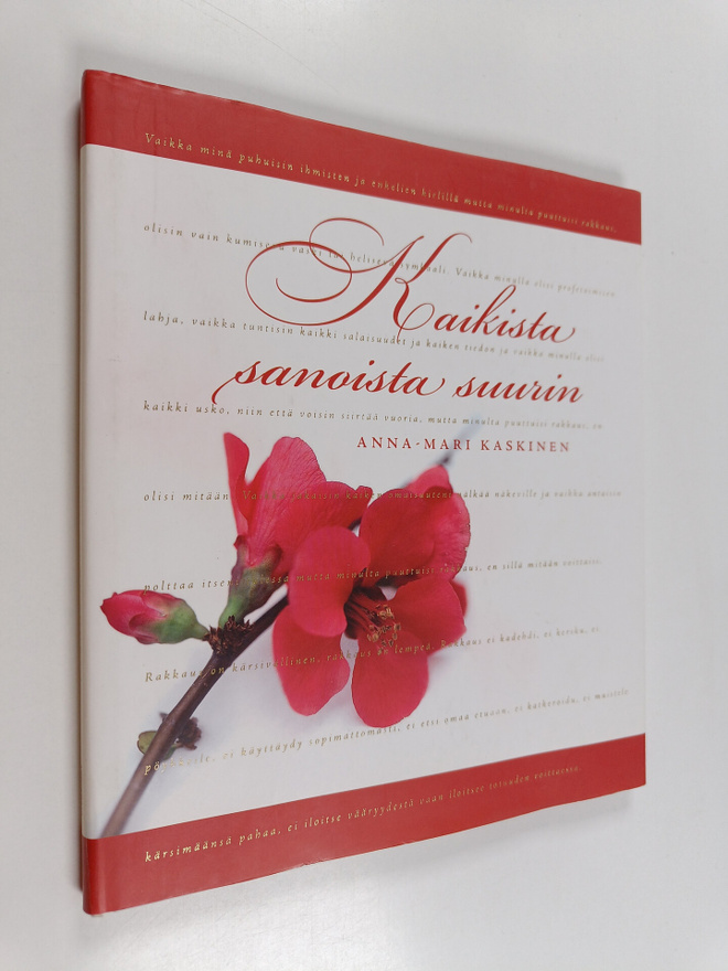 Anna-Mari Kaskinen : Kaikista sanoista suurin