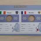2€ 2012 Irlanti + Ranska Monetan erikois 2€-sarjaa UNC - pikkukuva 1