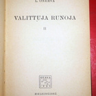 L. Onerva : Valittuja runoja II   1927 1.p. - pikkukuva 1