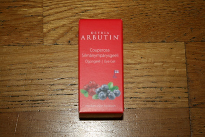 UUSI Detria Arbutin Couperosa Silmänympärysgeeli 15 ml