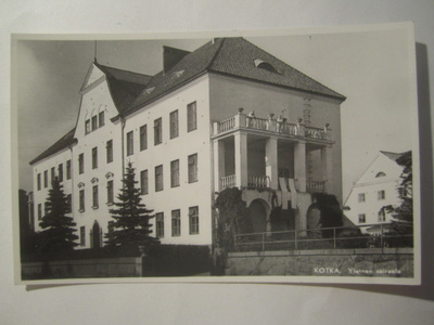 VANHA Postikortti Kotka 1950-l Alkup.Mallikappale