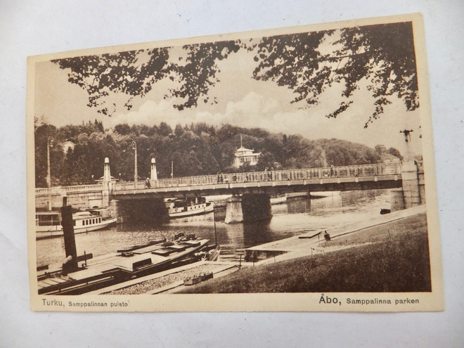VANHA Postikortti Turku 1929