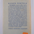 Unto Kupiainen : Runon portilla : esseitä ja tutkielmia s... - pikkukuva 2