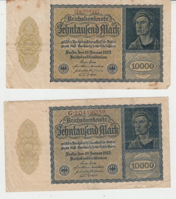 10 000 saksan markan setelit