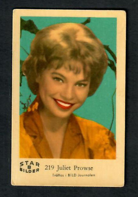 Keräilykuva - Juliet Prowse 219 - Star B Bilder