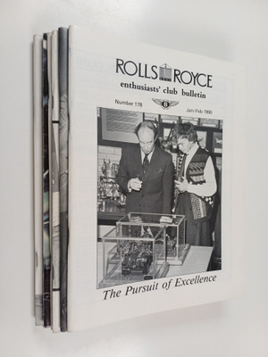 Rolls-Royce enthusiasts' club bulletin vuosikerta 1990