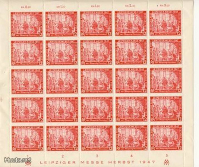 v. 1947 Saksa-arkki, 12, pun., postituore