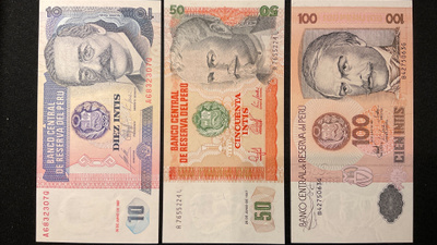 PERU set 1987, 3 kpl