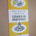 Vintage Matkailukartta Espanja ja Portugali - pikkukuva 1