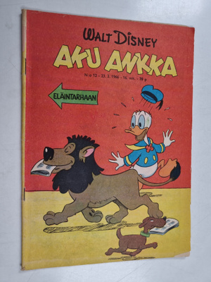 Walt Disney : Aku Ankka 12/1966