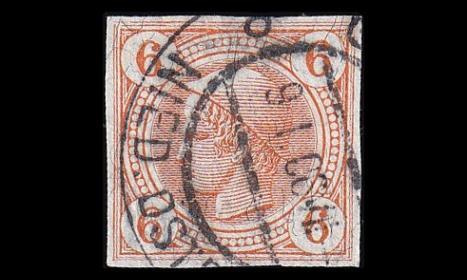 Itävalta 98 o Sanomalehtimerkki 6 H (1899)