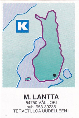 Välijoki, M, Lantta , Kesko, kartta s82