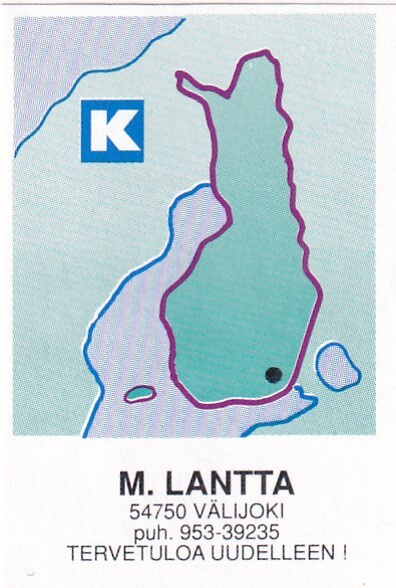 Välijoki, M, Lantta , Kesko, kartta s82