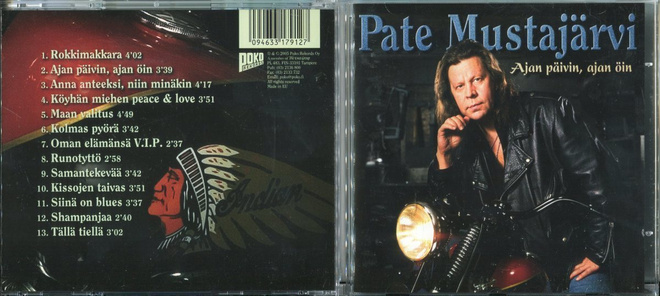 PATE MUSTAJÄRVI . CD-LEVY . AJAN PÄIVIN , AJAN ÖIN
