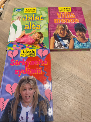 Disney Lizzie McGuire nuortenkirjoja Jalat alta 3 kpl