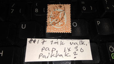 Lape 110A Valkoinen paperi 1mk -30 Lape 300€ 26/7