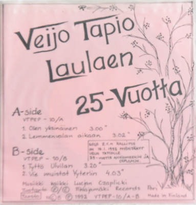 EP: Veijo Tapio - Laulaen 25 vuotta