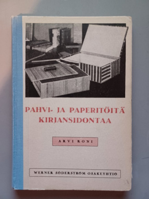 Pahvi- ja paperitöitä : kirjansidontaa