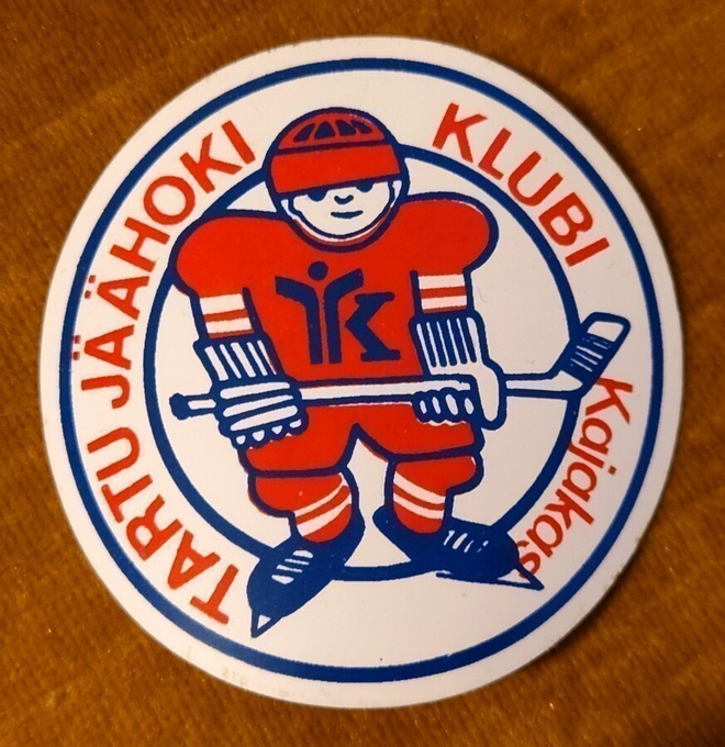 Tartu jäähoki klubi Kajakas -tarra