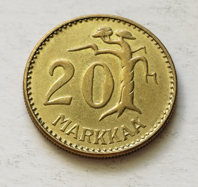 20 mk, circ, v . 1954 II