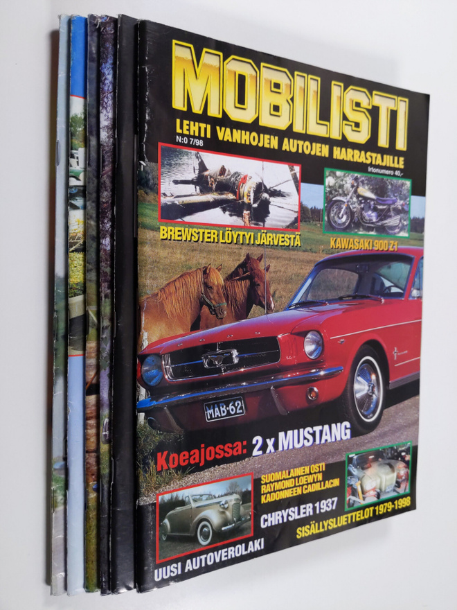 Mobilisti vuosikerta 1998 (1-7, puuttuu n:o 5)
