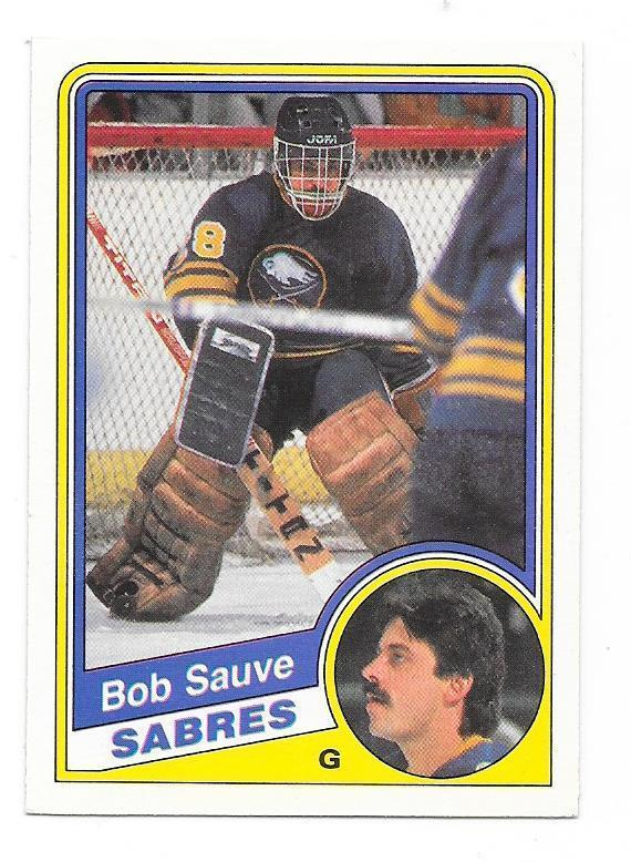 1984-85 OPC #30 Bob Sauve Buffalo Sabres MV