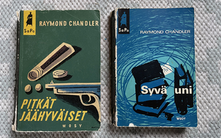 RAYMOND CHANDLER, Pitkät Jäähyväiset ja Syvä Uni dekkarit