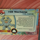 Machamp #68 Pokemon 1999 Topps TV card Blue Topps - pikkukuva 2