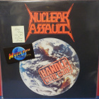 NUCLEAR ASSAULT - HANDLE WITH CARE UK -89 EX+/EX+ LP - pikkukuva 1