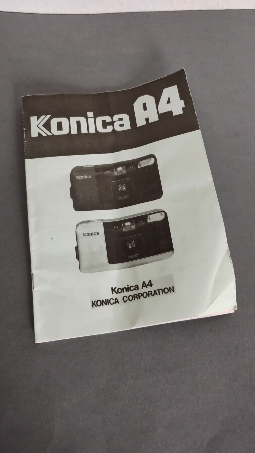 Konica A4 Käyttöohje vihko suomenkielinen