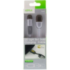 Idmix 3in1 USB2 - Micro-B + Lightning kaapeli 1m eri värisiä - pikkukuva 1