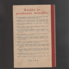 Ilkka, Matti M.: Kaniininhoito, Otava 1942, sid., 1.p., K3 - pikkukuva 2