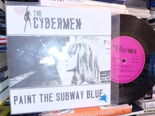 EP 7" :  The Cypermen :  Paint the Subway blue ( SIS POSTIK