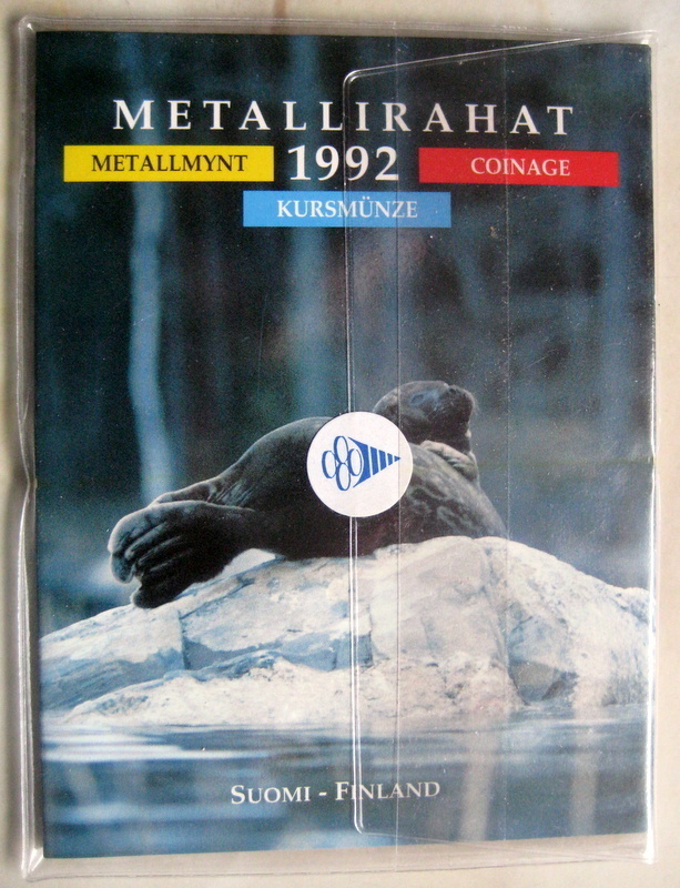 Metallirahat 1992 Avaamaton kansio (hyl)