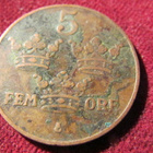 5 öre 1938 Ruotsi-Sweden - pikkukuva 1