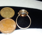 Vintage Gold double Kuukivi sormus 60 luvulta - pikkukuva 4