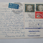 1960 Saksa lentopostin lunastuskortti Hkiin - pikkukuva 1