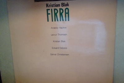 KRISTIAN BLAK :: FIRRA :: VINYYLI  LP : FAROE ISLANDS   1990
