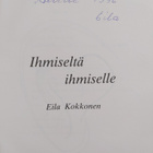 Eila Kokkonen : Ihmiseltä ihmiselle (tekijän omiste) - pikkukuva 2