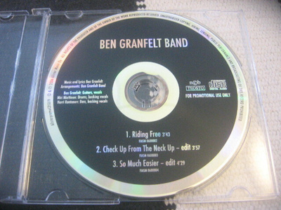 Ben Granfelt Band - Riding Free (promo cds)