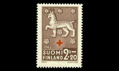 272 ** Punainen risti 2mk+20p (1943)