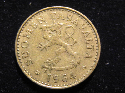 10 penniä 1964