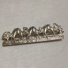 Vintage hopea Palestine Jerusalem Camel solki rintaneula - pikkukuva 1